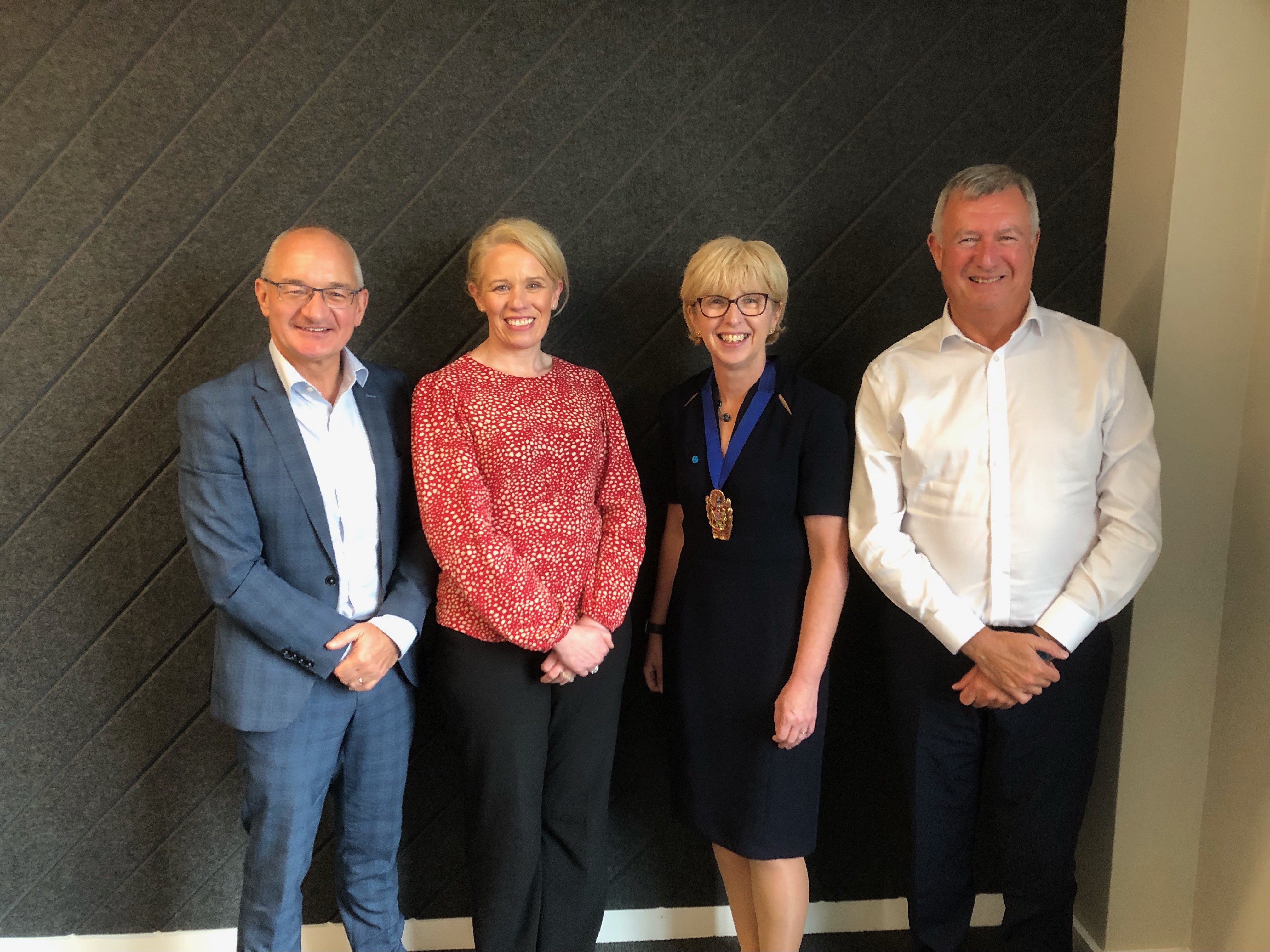 Photo of Rodney Allen, Dorinnia Carville, Caroline Rassell and Mark McBride