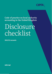 Code of Practice Disclosure Checklist 202122