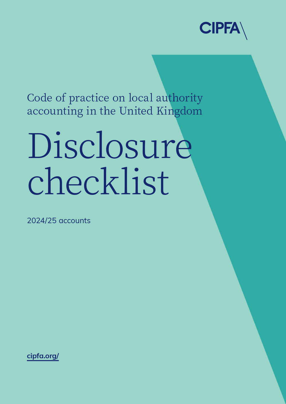 Code Disclosure Checklist 2024/25 cover