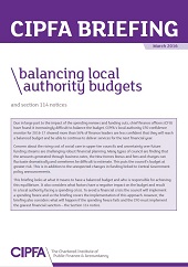 balancing LA budgets report front cover