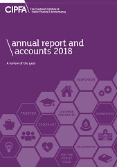 CIPFA Annual Report 2018 cover