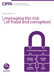 Front cover of the managing fraud and corruption code of practice