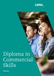 Diploma in commercial skills poster with image of two people